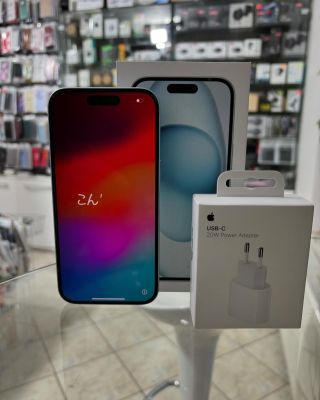 ❌Predane ❌🎃iPhone 15 256GB Blue🎃 Stav - nový záruka - 18.10.202 cena - 850€